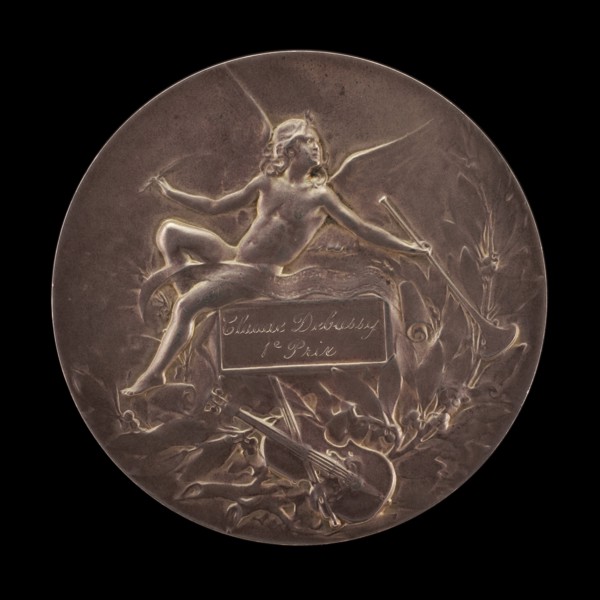 1e Prix: Claude Debussy [reverse], c. 1893.