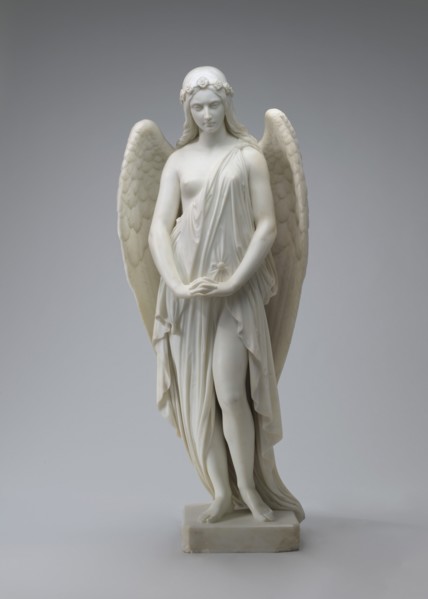 Peri at the Gates of Paradise, model 1854, carved by 1859.
