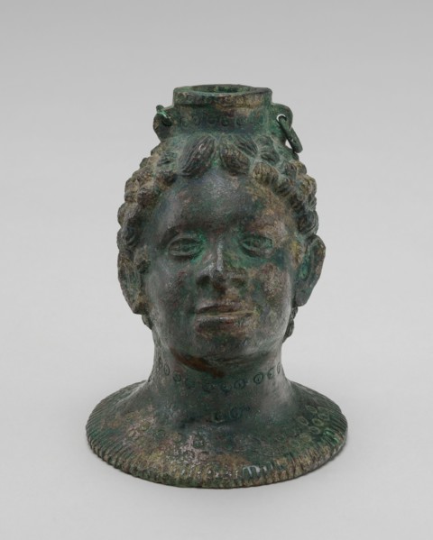 Container in the Form of an African's Head, 4th/2nd century B.C..