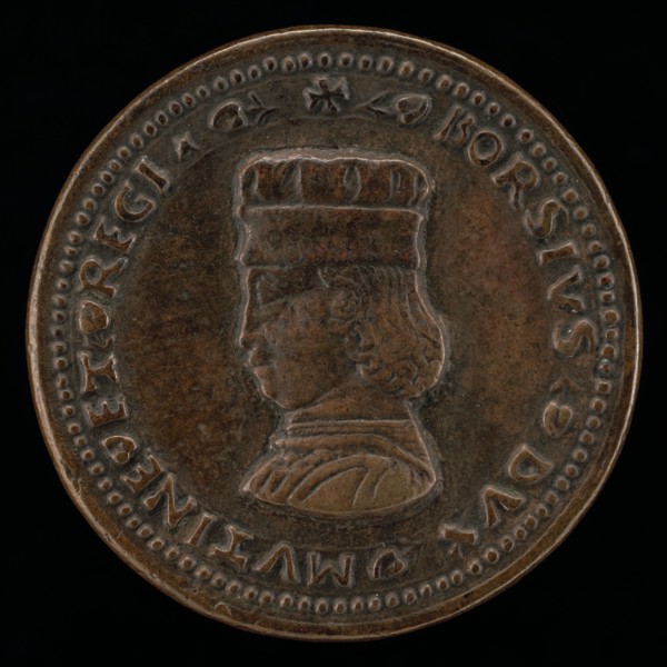 Borso d'Este, 1413-1471, Marquess of Ferrara 150, Duke of Modena and Reggio 1452 [obverse], c. 1475/1505.