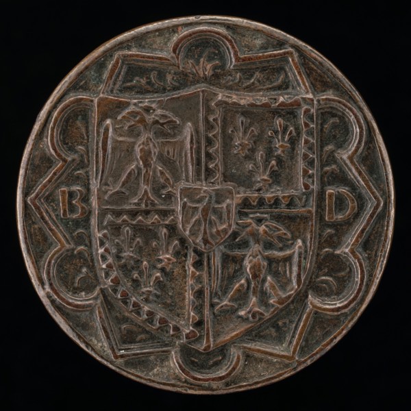 Shield of Este on Floriated Ground [reverse], c. 1475/1505.