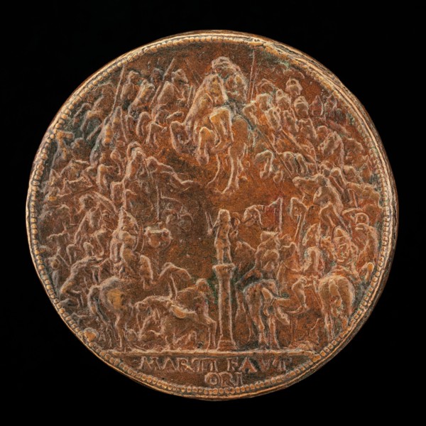 Battle between the Hungarians and the Turks [reverse], late 15th century.