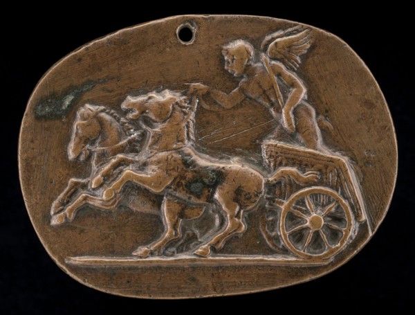 Cupid Driving a Chariot, 15th century.