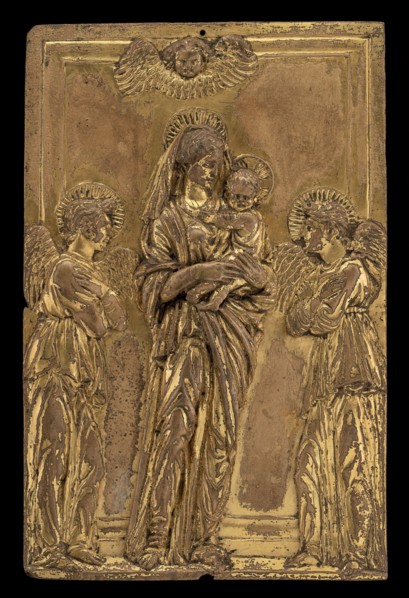 The Virgin and Child with Two Angels, second quarter 15th century.