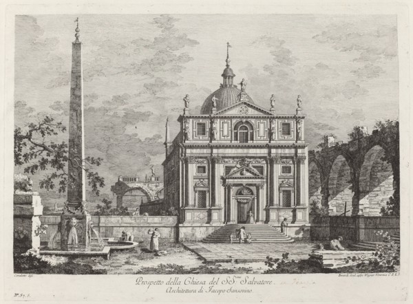 Prospetto della Chiesa del SS. Salvatore, 1742.