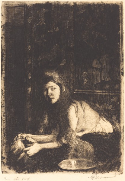 Woman with a Vase (La femme au vase), 1894.