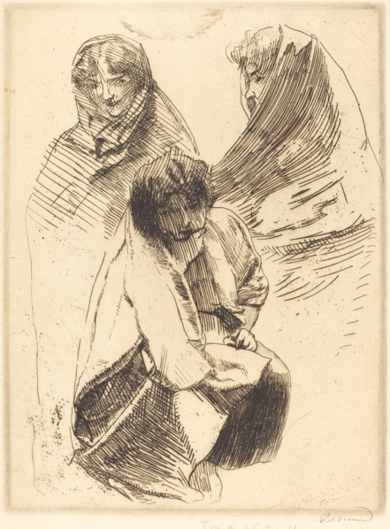 Three Veiled Women (Trois femmes voilées), 1899.