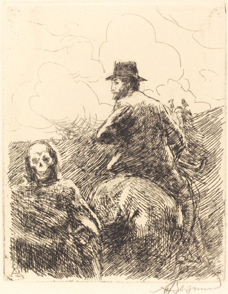 Danger Passed (Danger passe), 1900.