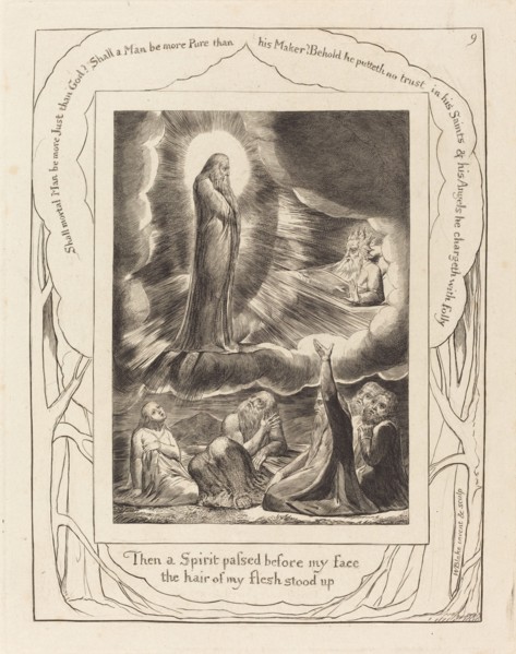 The Vision of Eliphaz, 1825.