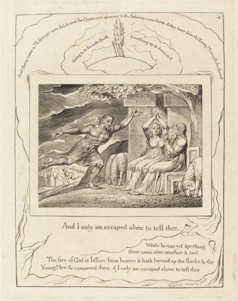 The Messengers Tell Job of His Misfortunes, 1825.