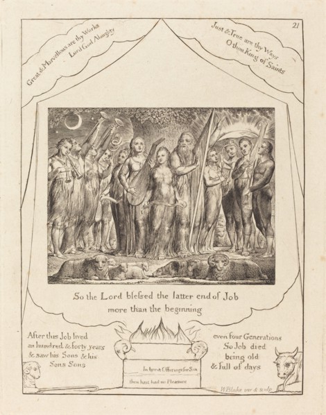 Job and His Wife Restored to Prosperity, 1825.