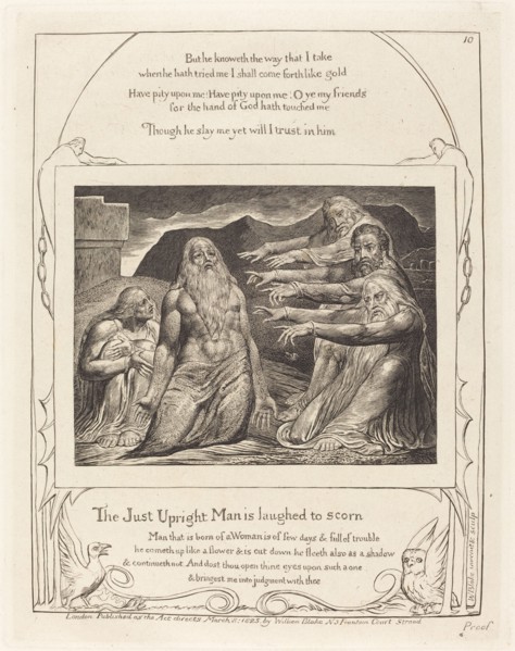 Job Rebuked by His Friends, 1825.