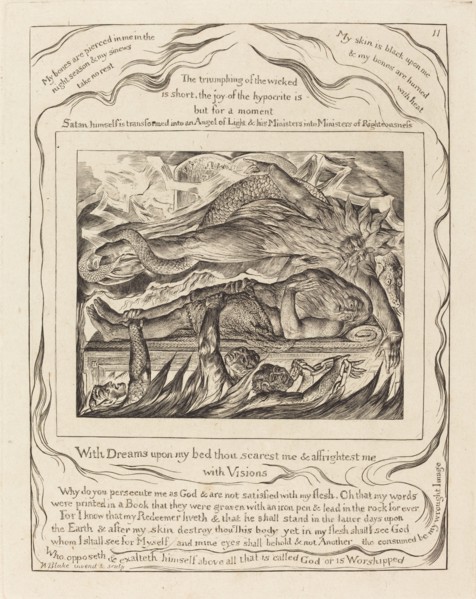 Job's Evil Dreams, 1825.
