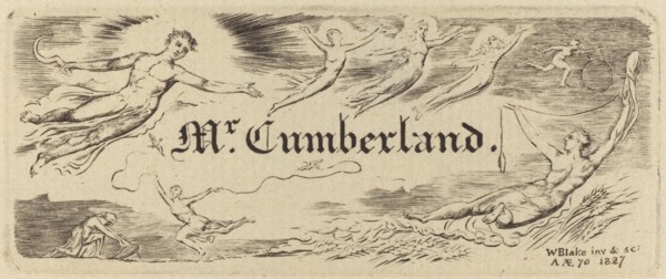 George Cumberland's Card, 1827.
