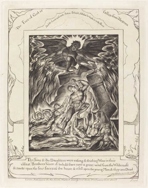 The Destruction of Job's Sons, 1825.