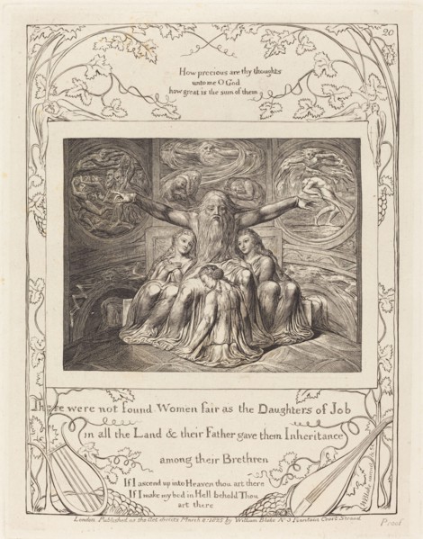 Job and His Daughters, 1825.