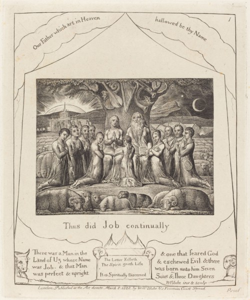 Job and His Family, 1825.