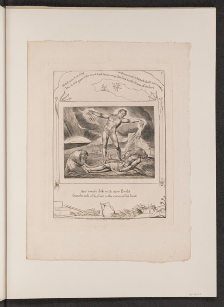 Satan Smiting Job with Boils, 1825.