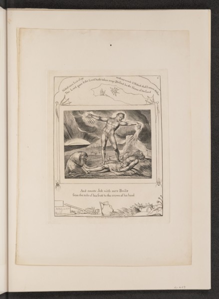 Satan Smiting Job with Boils, 1825.