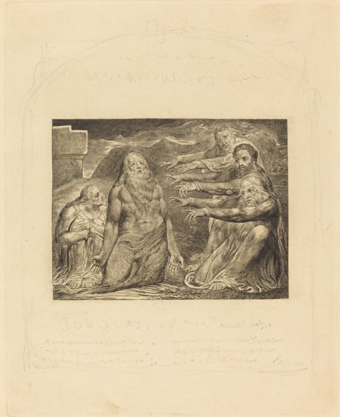 Job Rebuked by His Friends, 1825.