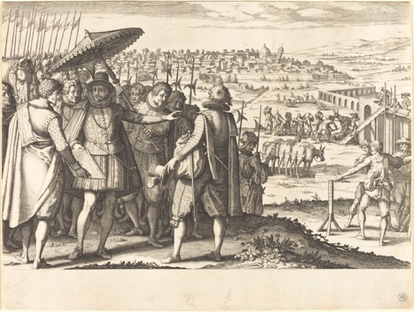 Restoration of the Aqueduct at Pisa, c. 1614.