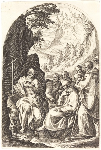 Saint Jerome Instructing his Disciples in the Desert, 1608/1611.