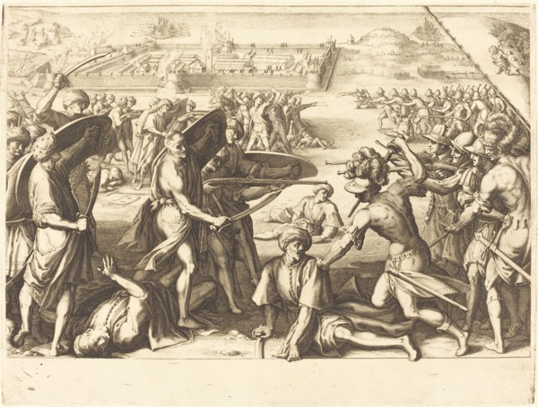 Assault on the Outer Forts of Bone, c. 1614.