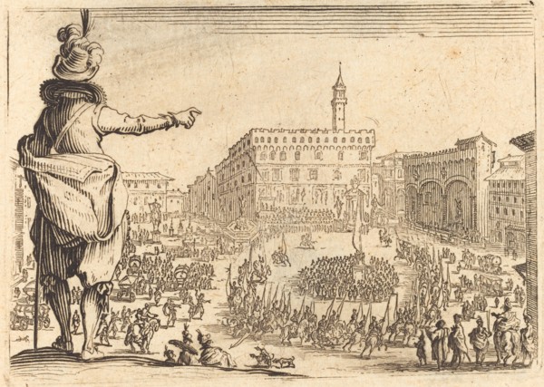 Piazza della Signoria, Florence, c. 1622.