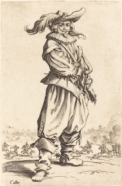Soldier with Feathered Hat, c. 1620/1623.