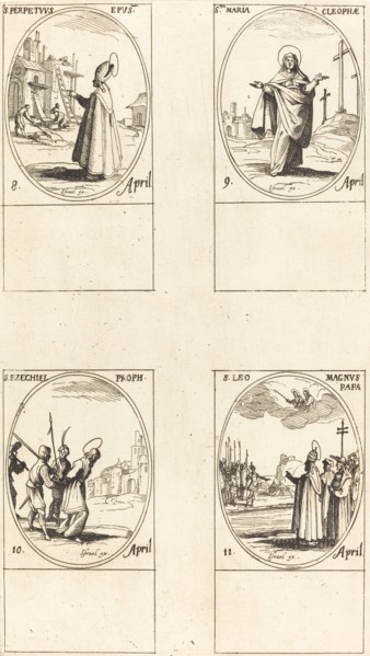 St. Perpetuus; St. Mary of Cleophas; St. Ezechiel; St. Leo the Great.