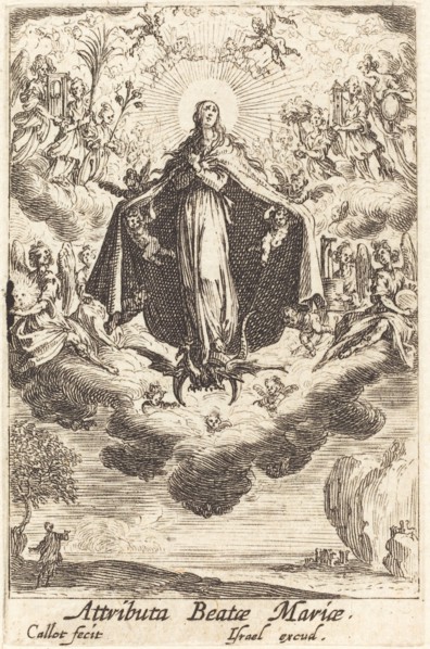 Attributes of the Virgin, in or after 1630.