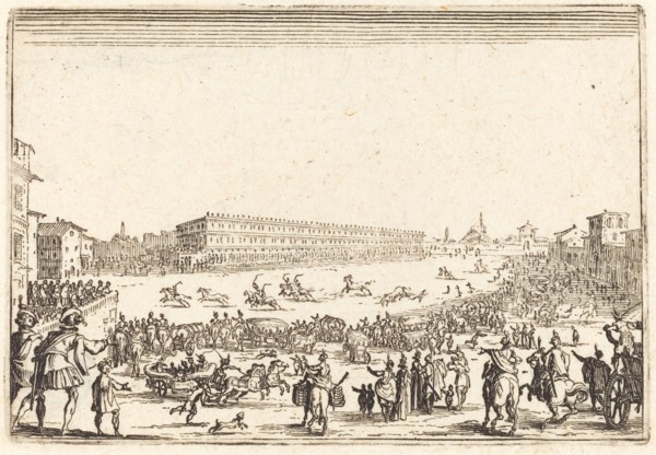 Piazza Santa Croce, Florence, c. 1622.