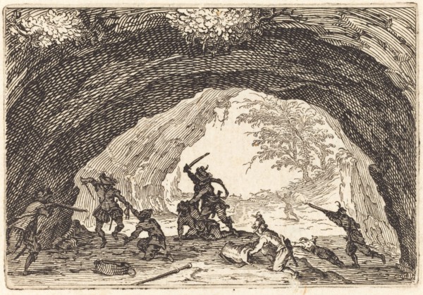 Soldiers Attacking Robbers, c. 1622.