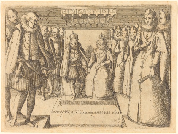 Meeting of Margaret of Austria and Philip III, 1612.