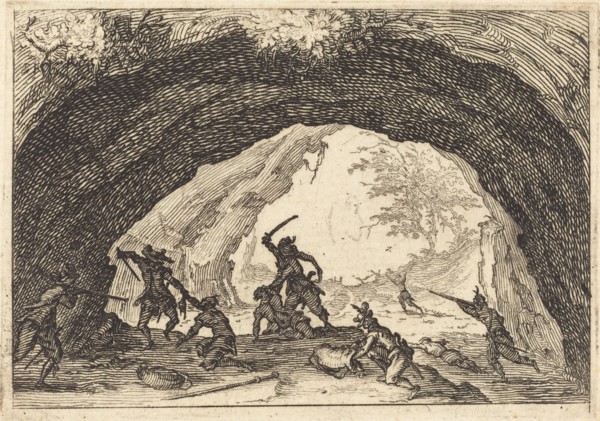 Soldiers Attacking Robbers, c. 1617.