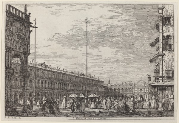 Le Procuratie niove e S. Ziminian V., c. 1735/1746.