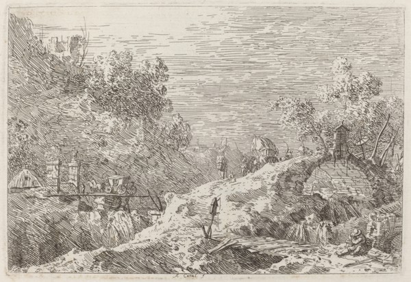 Mountain Landscape with Five Bridges, c. 1735/1746.