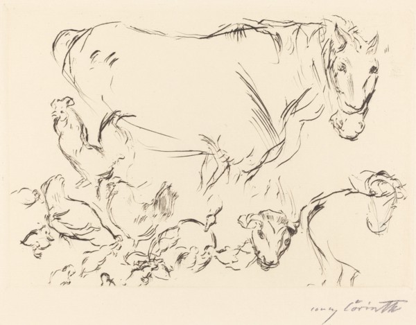 Verschiedene Tierstudien (Animal Studies), 1917.