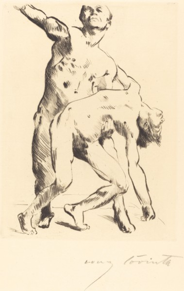 Odysseus und die Freier (Odysseus and the Suitor), 1914.