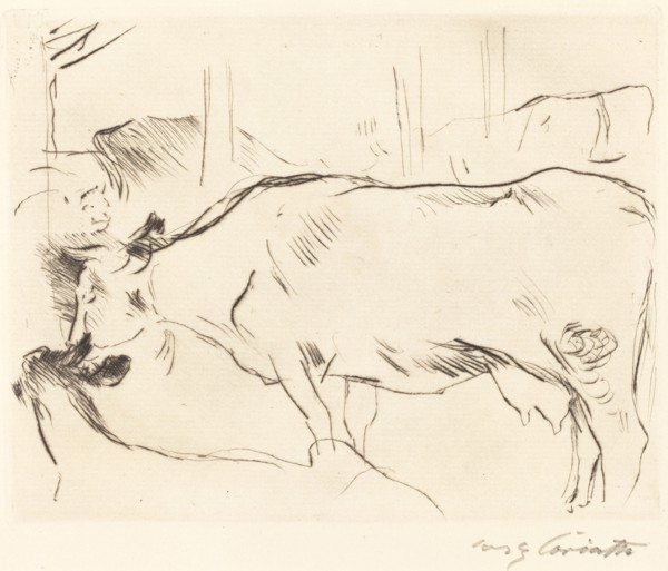 Kuhstall II (Cow Barn II), 1914.