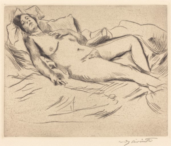 Schlafende (Sleeping Woman), 1912.