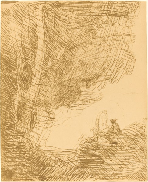 The Poet and His Muse (Le Poete et la muse), 1871.
