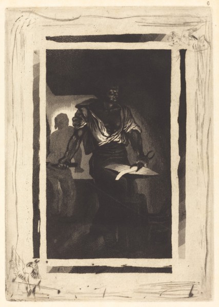 A Blacksmith (Un Forgeron), 1833.
