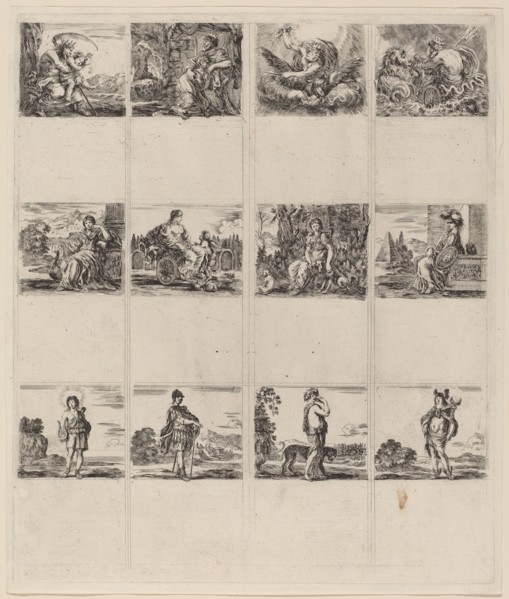 Mythological Playing Cards, 1644.