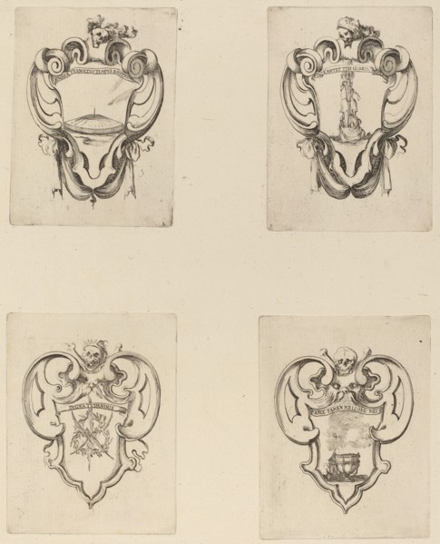 Four Emblems for the Funeral of Prince Francesco de Medici.