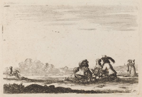 Lords and Ladies Conversing, 1642.