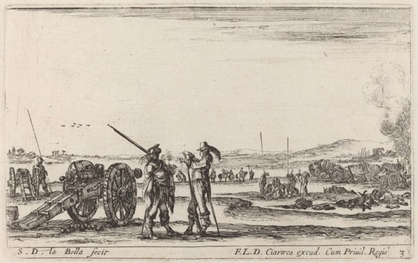 Officer Giving Orders to a Sentinel, c. 1641.