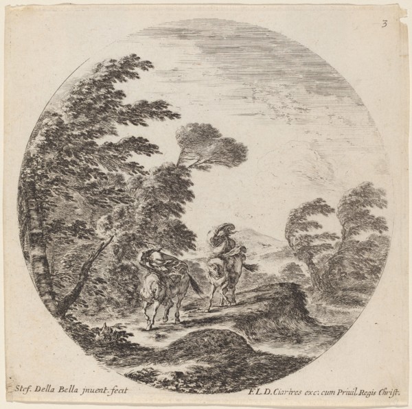 Windblown Horsemen, 1646.