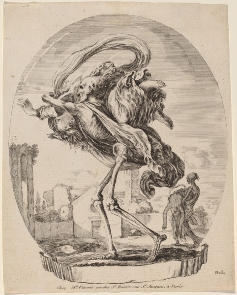 Death Carrying a Woman, probably 1648.