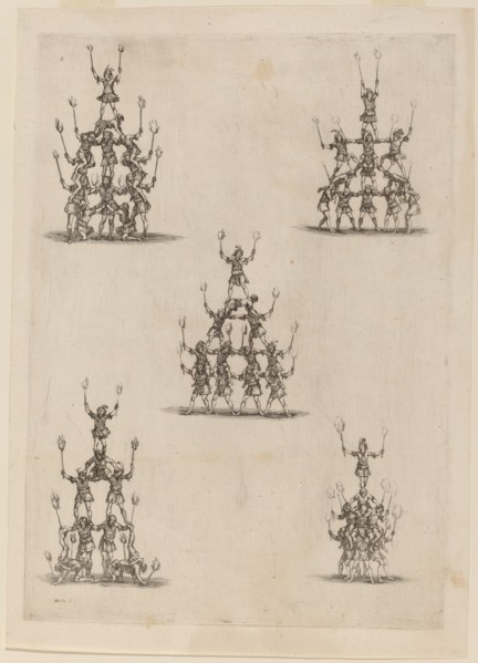 Pyramids of Jugglers, 1652.